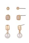 Multi Pack Of Earrings - Gold / One image