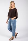 Belted Barrel Jeans - Denim / L image
