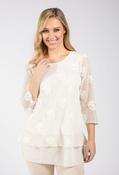 Rose Detail Knit Top - White / 10 image