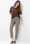 Maron Polka Dot Trousers - Brown / 42 image