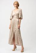Statement Wrap Dress - Beige / XS image