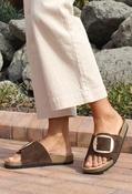 Soft Gold Buckle Slide - Brown / 37 image