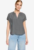 Mosaic Print Blouse - Brown / 38 image
