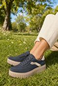 Double Wave Stripe Trainer - Navy / 36 image