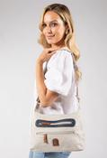 Contrast Crossbody Bag - Light Grey / F/S image