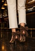 Party Bow Heels - Brown / 36 image