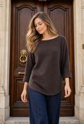 Soft Touch Knit Jumper - Chocolate / F/S