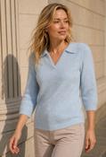 Polo Knit Top - Blue / 38 image
