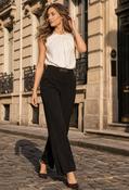 Chain Detail Trousers - Black / 12