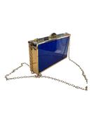 Metallic Clutch Bag – Royal Blue