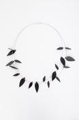 Naya Leather Leaf Necklace