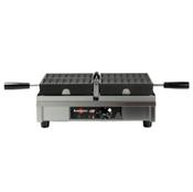 Single LIEGE 4x7 waffle maker 180' left to right swiveling