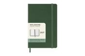 Moleskine Myrtle Green Pocket Weekly Notes Diary 12 Months Hardback 2027 image