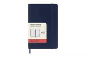 Moleskine Sapphire Blue Pocket Daily Diary 12 Months Softback 2027 image
