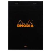 Rhodia Black Stapled Pad No16, A5 image