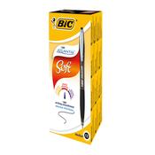 Bic Atlantis Premium Retractable Ballpoint Pen Medium Black Pk12