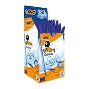 Bic Cristal Soft Ballpoint Pen Medium Blue (50 Pack) image
