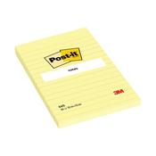 Post-it Notes XXL 101 x 152mm Lined Canary Yellow (6 Pack) 660 image