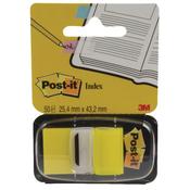 Post-it Index Tab 25mm Yellow (Pack of 12x50) image