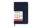 Moleskine Pocket Daily Diary 12 Months Sapphire Blue Hardback 2027 image