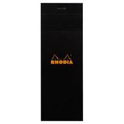 Rhodia Black Head Stapled Pad No8, Squared image