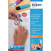 Avery Create Your Own Reward Stickers 8 Per Sheet Round 40mm (Pack of 192) image