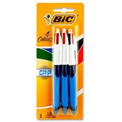 Bic 4 Colour Grip Ballpoint  3PK image