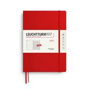 Leuchtturm1917  Weekly Planner &amp; Notebook Composition (B5) 2027, Cherry Red image