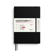 Leuchtturm1917  Weekly Planner &amp; Notebook Composition (B5) 2027, Black, English image