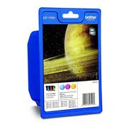 Brother LC-1100 Inkjet Cartridge Rainbow Pk LC1100RBWBP image