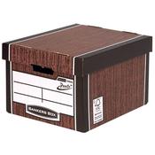 Bankers Box Premium Classic Box Wood Grain (5 Pack) image