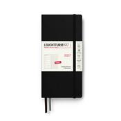 Leuchtturm1917 Week Planner &amp; Notebook Dotted Wallet 2027, Black image