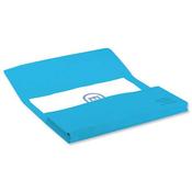 Elba Document Wallet 290gsm Foolscap Blue Pk 25 image