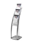 Deflecto 6-Pocket Floor Stand Silver image