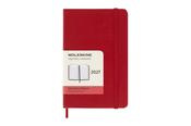 Moleskine Scarlet Red Pocket Daily Diary 12 Months Hardback 2027 image