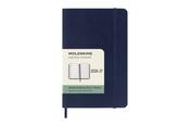 Moleskine Sapphire Blue Pocket Weekly Notes Diary 18 Months Soft 26/27 image