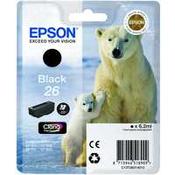 Epson No26 Polar Bear Inkjet Cartridge Black image