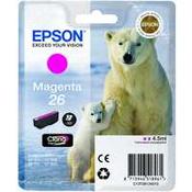 Epson No26 Polar Bear Inkjet Cartridge Magenta image