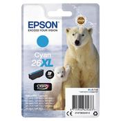 Epson No26XL Polar Bear Inkjet Cartridge High Yield Cyan C13T26324010 image