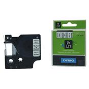 Dymo Tape 45010 12mm Black on Clear S0720500 image