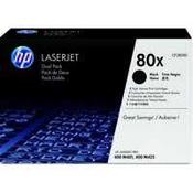 HP 80X LaserJet Toner Cartridge Black Twin Pack CF280XD image