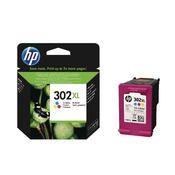 HP 302XL Cyan/Magenta/Yellow Original Ink Cartridge F6U67AE image