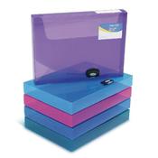 Rapesco A4 Rigid Boxfile 40mm Asstd Pk5 image