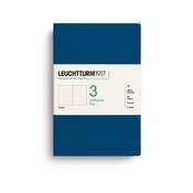Leuchtturm1917 Jottbook pur (A5), dotted, Indigo, pack of 3 image