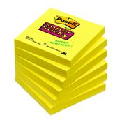 Post-it Notes Super Sticky 76x76mm Ultra Yellow 90 Sheets (6 Pack) image