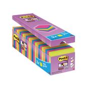 Post-it Notes Super Sticky 76 x 76mm Assorted Colours (24 Pack) image