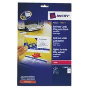 Avery Satin White Double Sided Laser Business Cards  (250 Pack) image