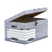 Fellowes Grey Fliptop Storage Box Pk10 image