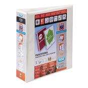 Elba Panorama 70mm 2 D-Ring Presentation Lever Arch File A4 White (5 Pack) image