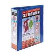 Elba Panorama 65mm 2 D-Ring Presentation Lever Arch File A4 Blue (5 Pack) image